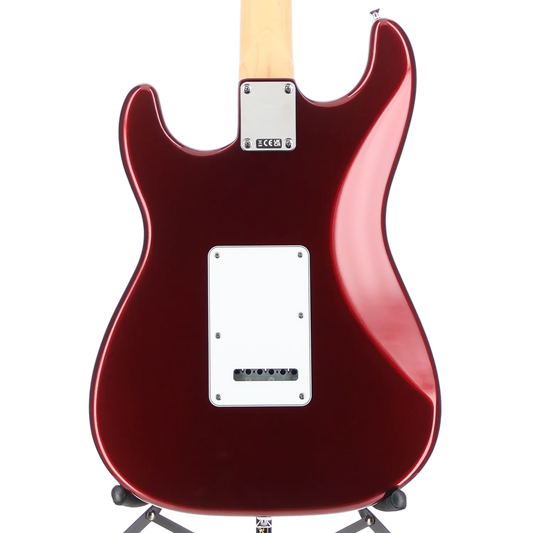 Fender Standard Stratocaster, Maple Fingerboard, White Pickguard, Candy Cola (W2) (04394)