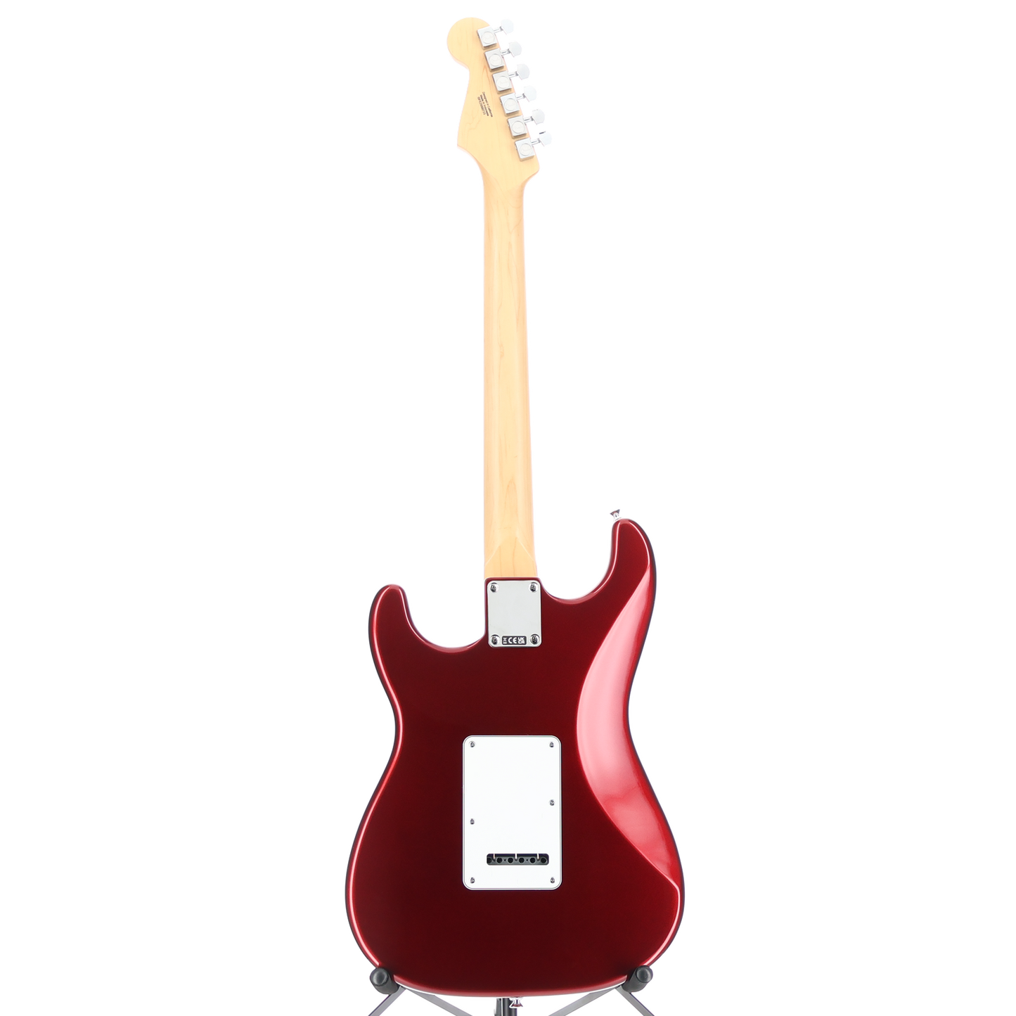 Fender Standard Stratocaster, White Pickguard, Candy Cola, Plays Great (V10) (00723)