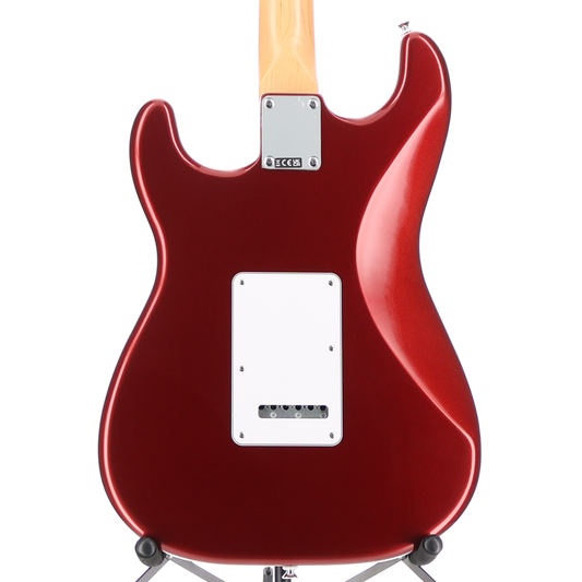 Fender Standard Stratocaster, White Pickguard, Candy Cola, Plays Great (Z9) (06001)