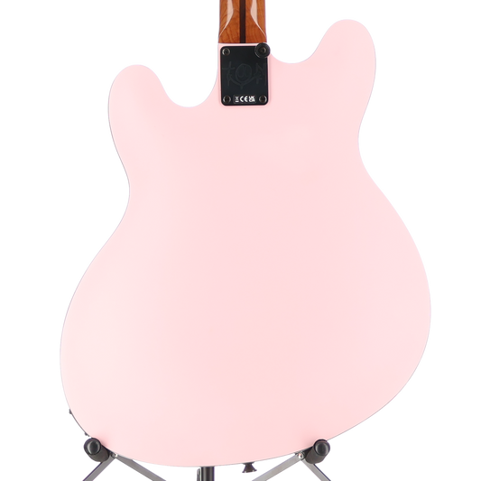 Fender Tom DeLonge Starcaster, Rosewood Fingerboard, Satin Shell Pink, Professional Setup (E10) (00076)