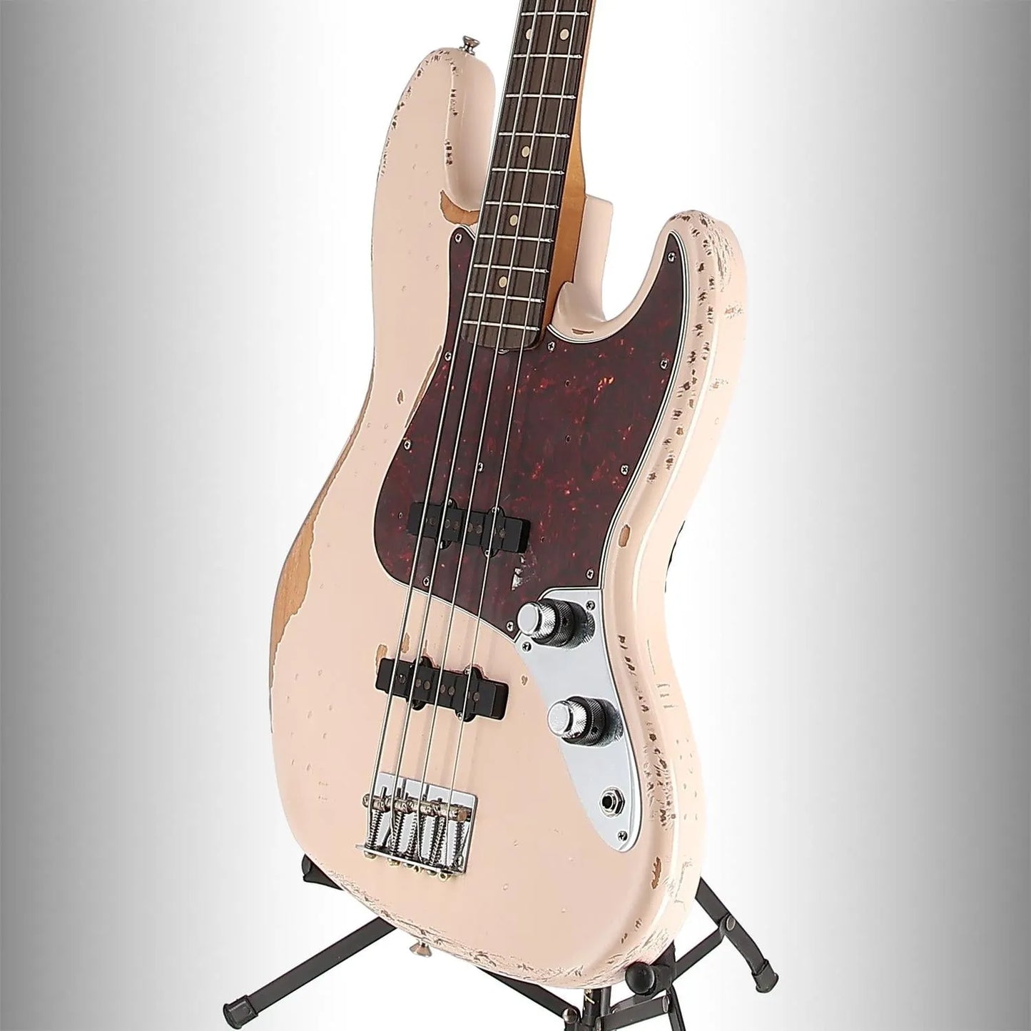 Flea Jazz Bass, Rosewood Fingerboard, Roadworn Shell Pink (B5) (21500)