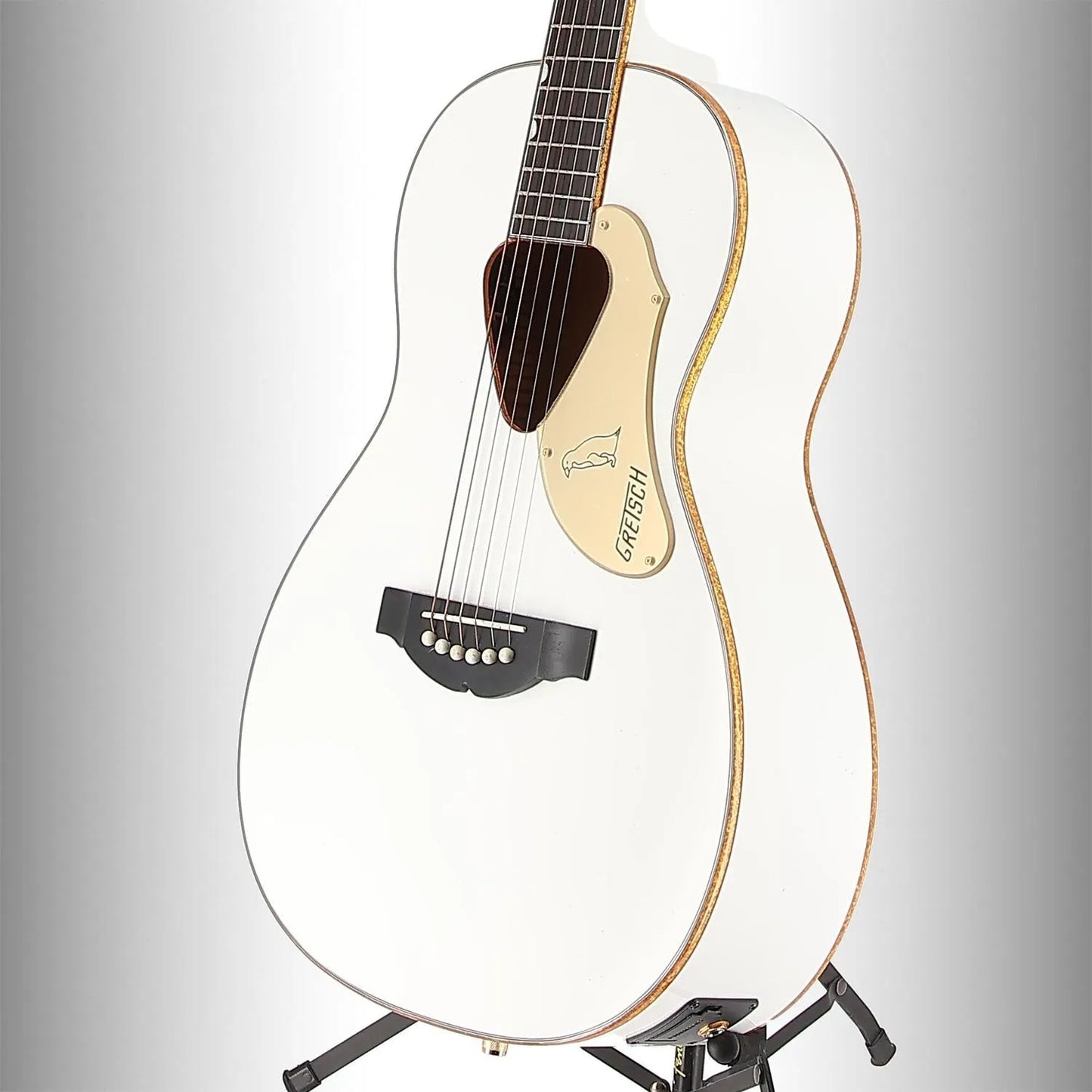 G5021WPE Rancher Penguin Parlor Acoustic/Electric, Fishman Pickup System, White (A11) (00277)