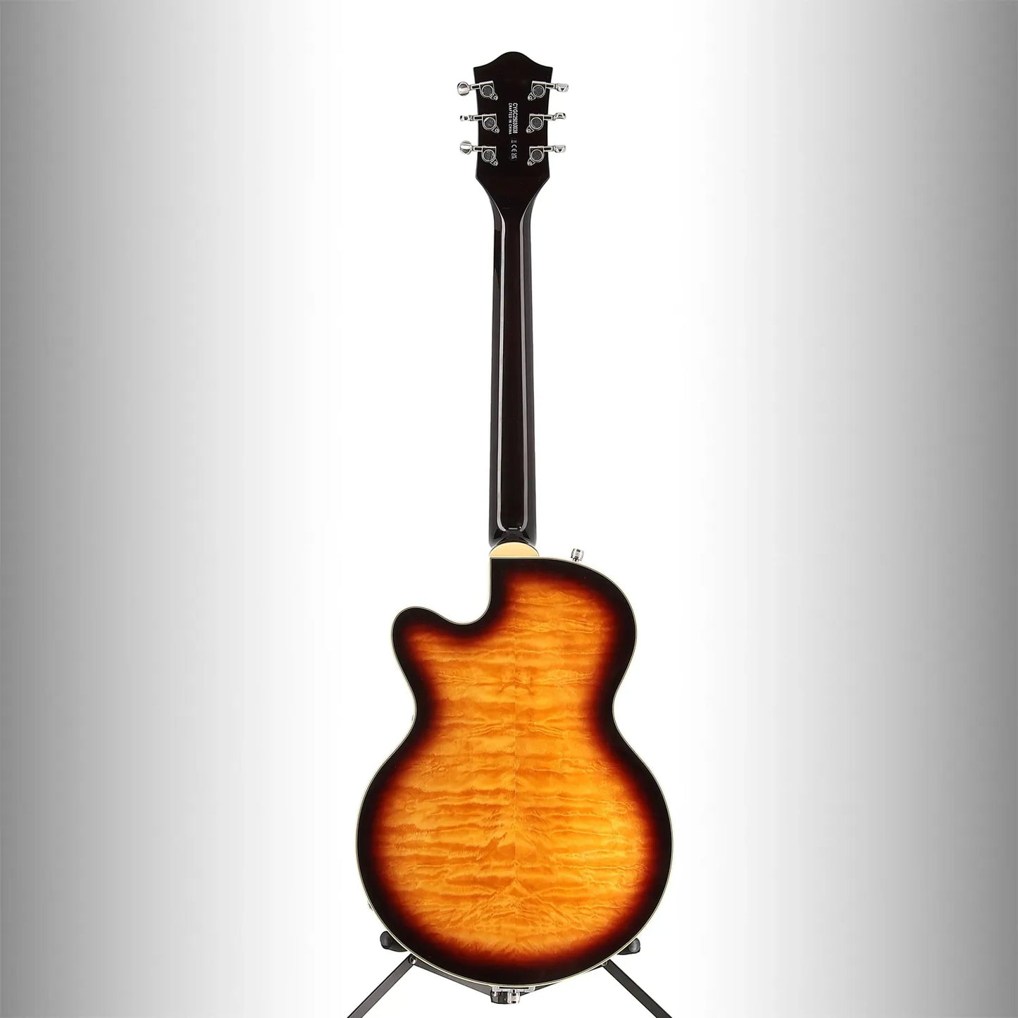 G5655T-QM Electromatic Center Block Jr. Single-Cut Quilted Maple with Bigsby, Sweet Tea (SR) (30038)