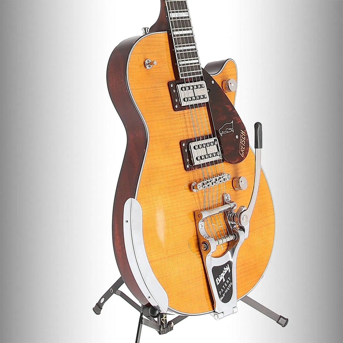 G6134TFM-NH Nigel Hendroff Signature Penguin, Ebony Fingerboard, Amber Flame (B2) (14431)