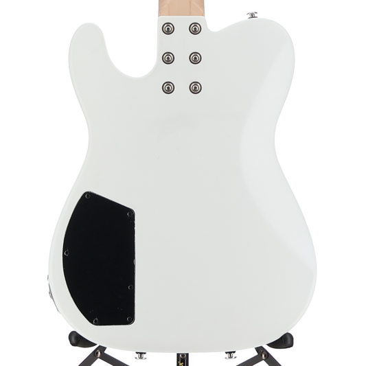 G&L Fullerton Deluxe ASAT Bass Alpine White Satin Frost Top Coat (06121)