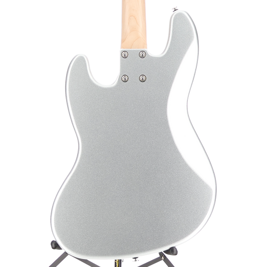 G&L Fullerton Deluxe JB Electric Bass Guitar Silver Metallic (05123)