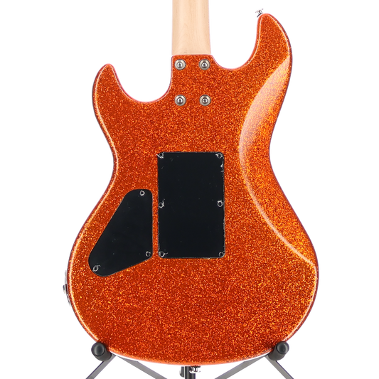 G&L Fullerton Deluxe Rampage 24 - Gold Sparkle Floyd Rose Seymour Duncan TB4 (U2) (09070)