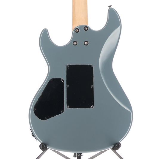 G&L Fullerton Deluxe Rampage 24 - Sparkle Grey, Ebony Fingerboard, Black Floyd Rose, Fishman Humbuckers (L9) (71601)