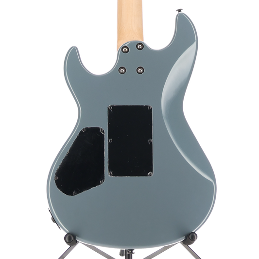 G&L Fullerton Deluxe Rampage 24 - Sparkle Grey, Ebony Fingerboard, Black Floyd Rose, Fishman Humbuckers (L9) (71601)