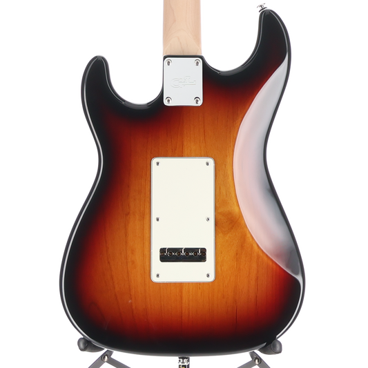 G&L Fullerton Deluxe S-500 Electric Guitar 3 Tone Sunburst (04168)