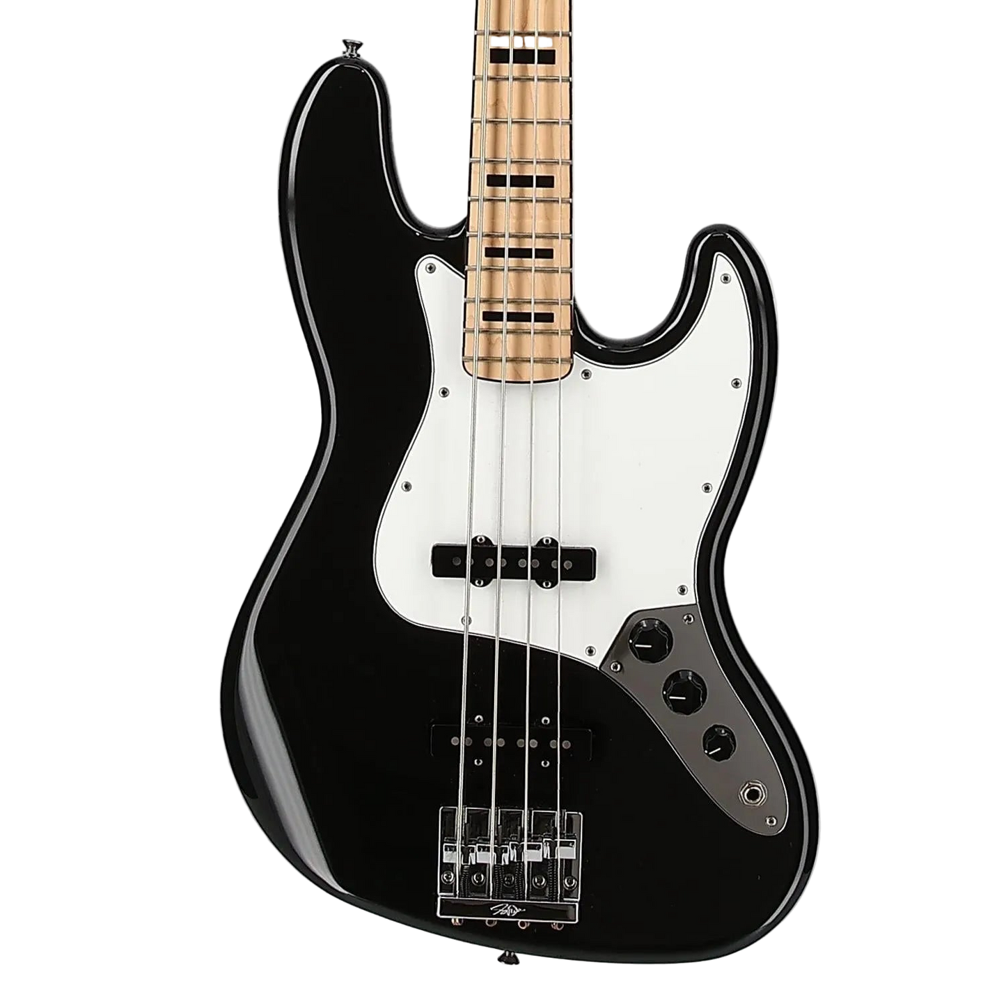 Geddy Lee Jazz Bass, Maple Fingerboard, Black (H12) (01648)