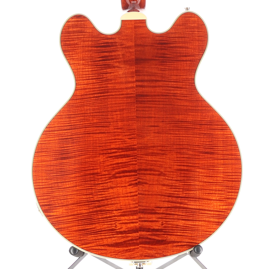 Gretsch Broadkaster LX Figured Center Block with String-Thru Bigsby, Bourbon Stain, Fully Refurbished (RC1) (03235)