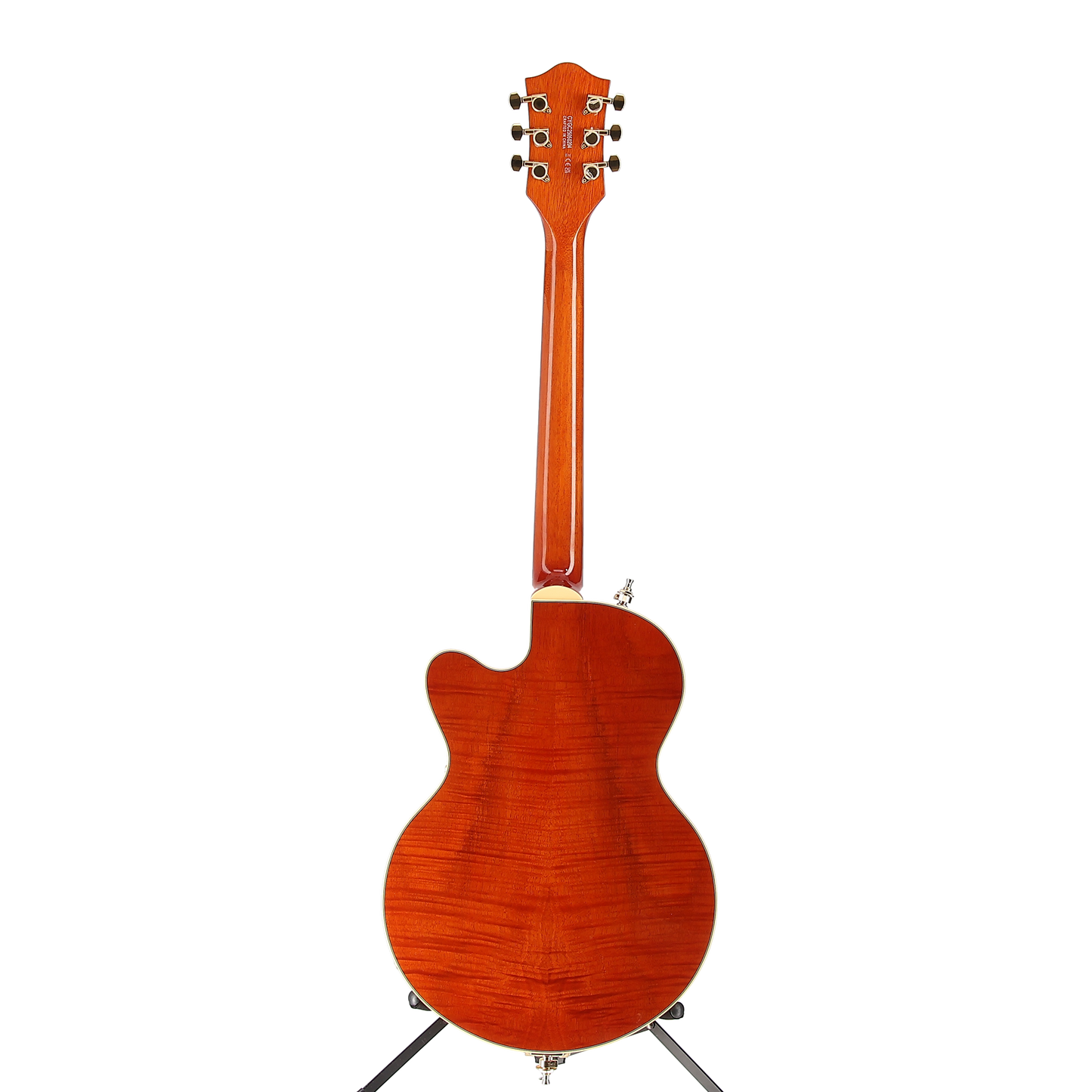 Gretsch Electromatic LTD Flame Okoume Broadkaster Jr. Single-Cut Bigsby, Rosewood Fingerboard, Roundup Orange (U13) (50204)