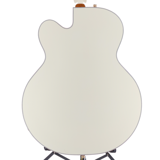 Gretsch G6136-55 Vintage Select Edition '55 Falcon Hollow Body with Cadillac Tailpiece, TV Jones, Solid Spruce Top, Vintage White, Lacquer (H12) (82637)