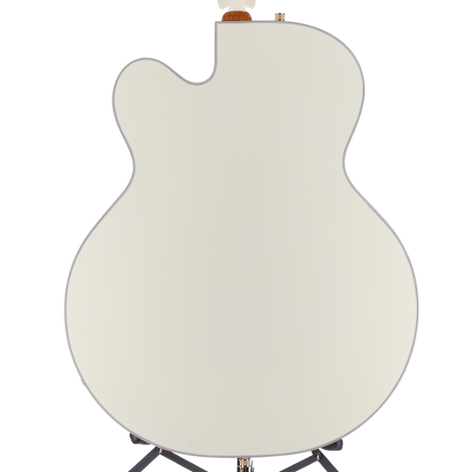 Gretsch G6136-55 Vintage Select Edition '55 Falcon Hollow Body with Cadillac Tailpiece, TV Jones, Solid Spruce Top, Vintage White, Lacquer (H12) (82637)