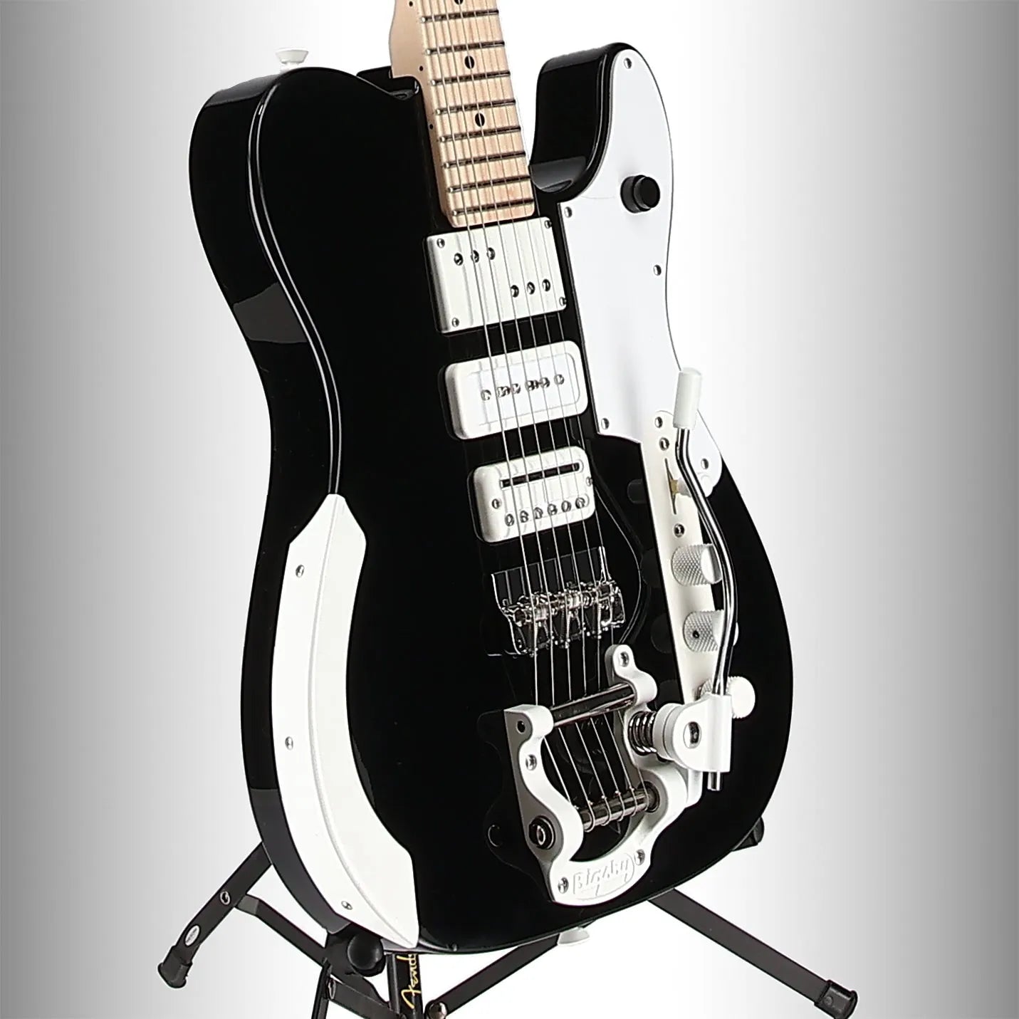 Jack White Triplecaster, Maple Fingerboard, Black (BB13) (41005)