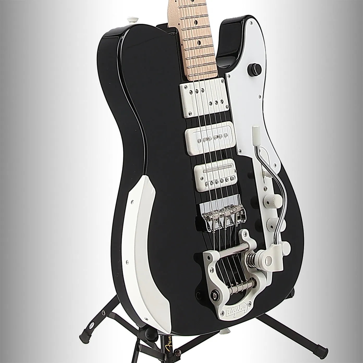Jack White Triplecaster, Maple Fingerboard, Black (G7) (41026)