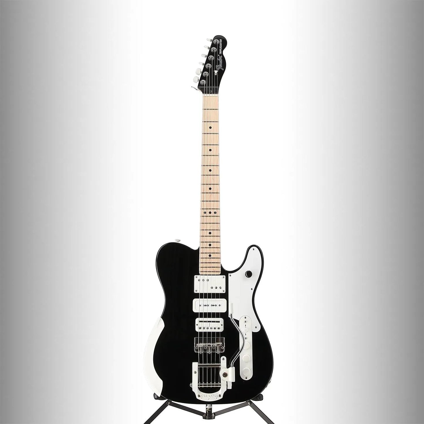Jack White Triplecaster, Maple Fingerboard, Black (G7) (41026)
