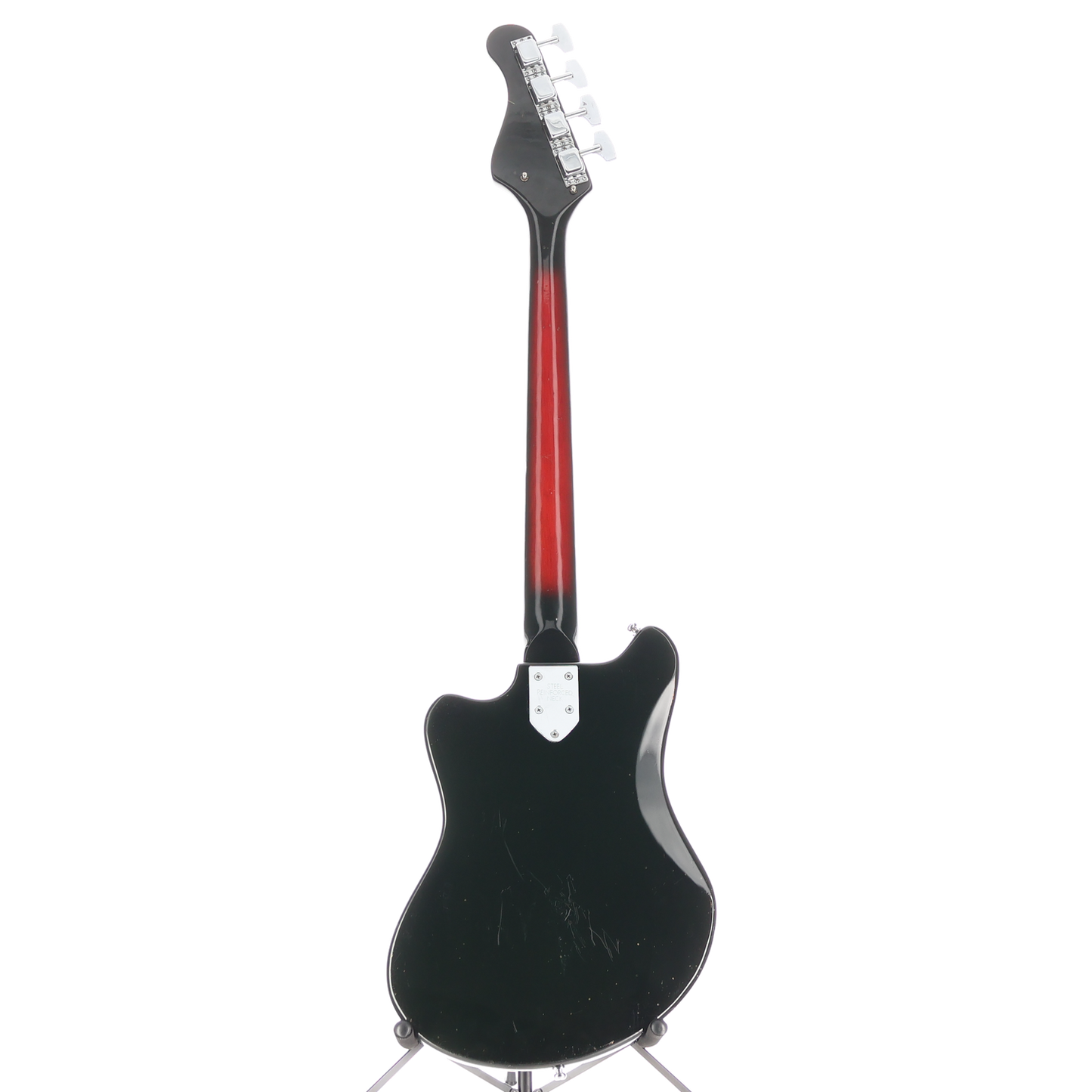 Kingston Short Scale Red Burst Electric Bass - 1966, Plays Great (M1) (52106) (52106)