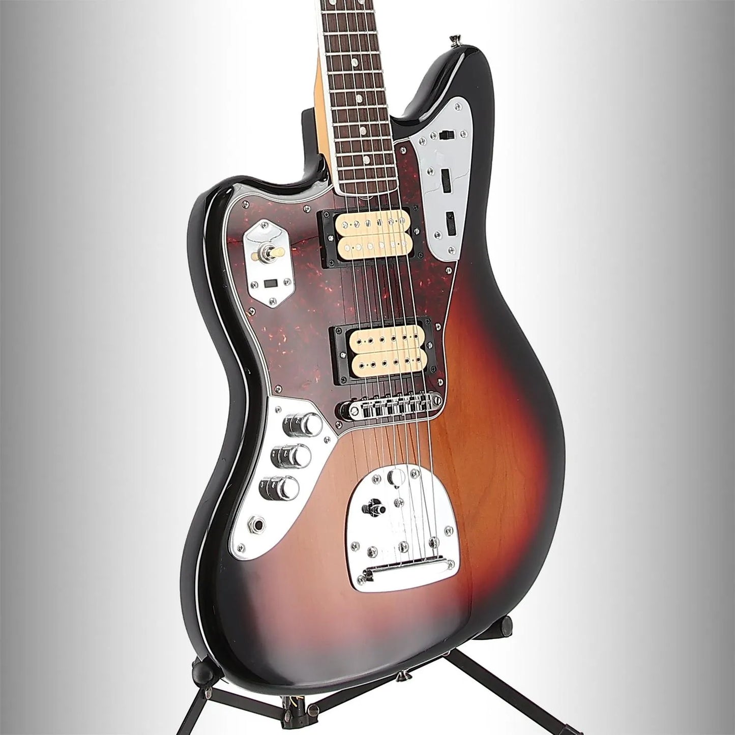 Kurt Cobain Jaguar Left-Handed, Rosewood Fingerboard, 3-Color Sunburst (H5) (26744)