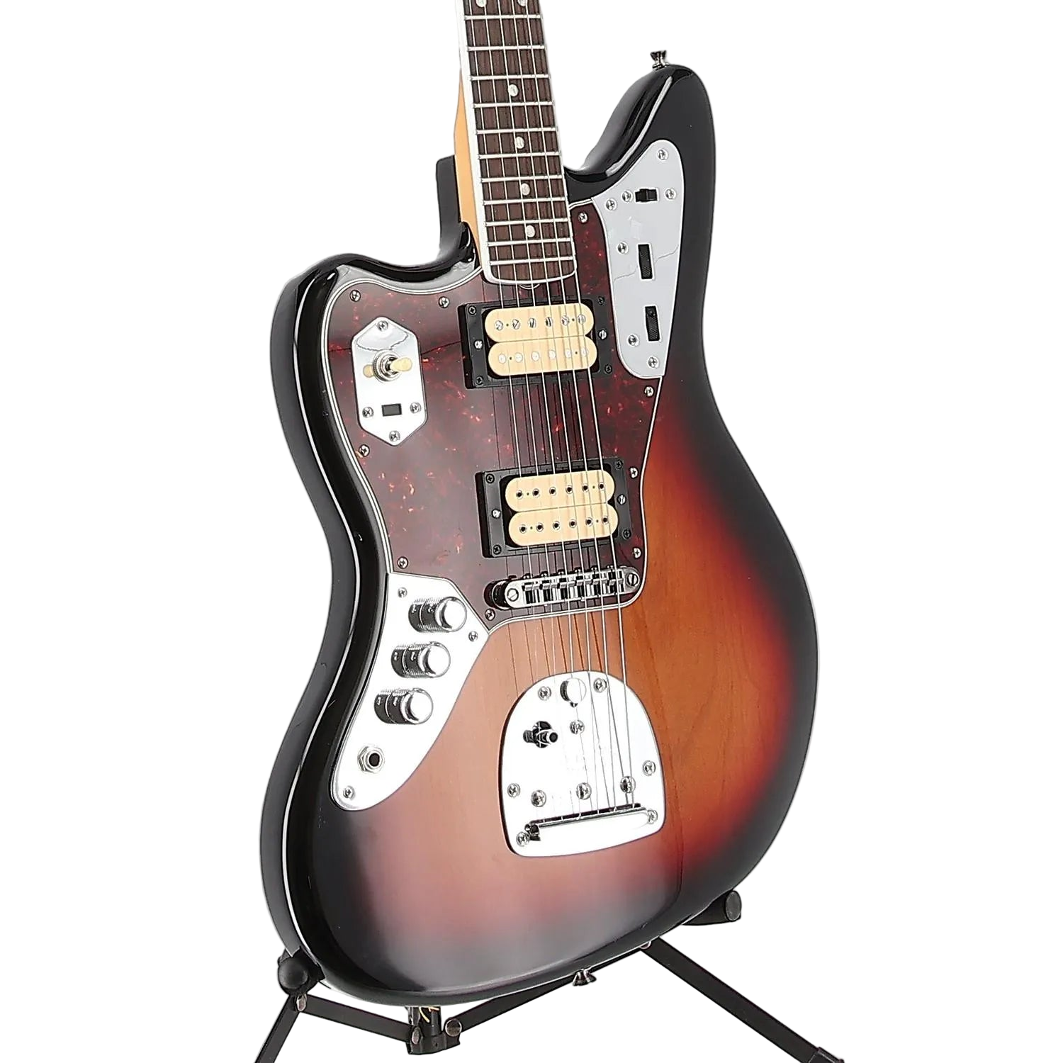 Kurt Cobain Jaguar Left-Handed, Rosewood Fingerboard, 3-Color Sunburst (H5) (26744)