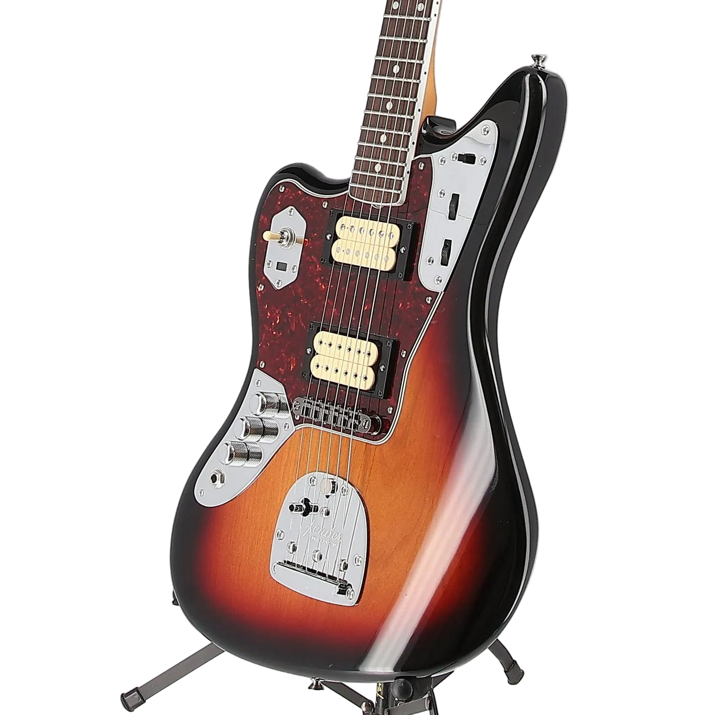 Kurt Cobain Jaguar Left-Handed, Rosewood Fingerboard, 3-Color Sunburst (H5) (26744)