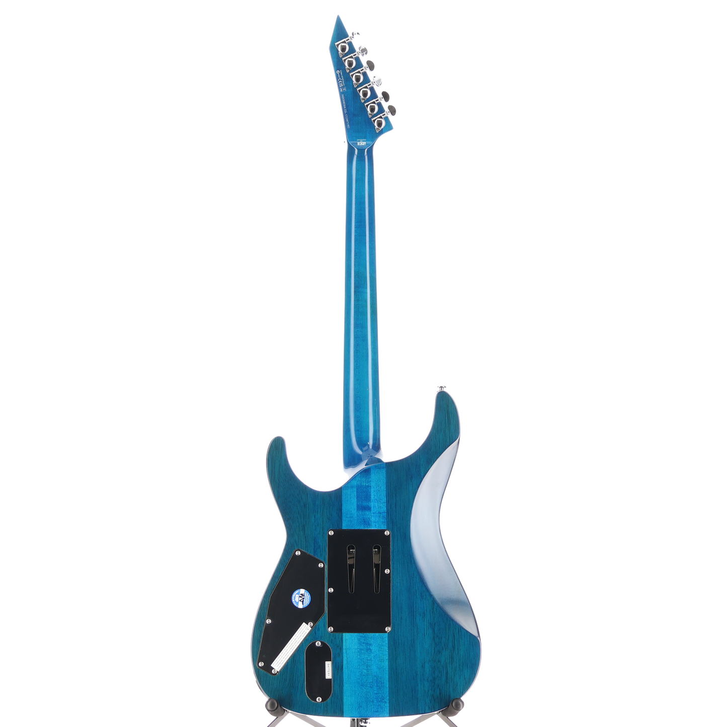 LTD MH-1000 - Quilt Maple Deluxe Electric Guitar Black Ocean (L12) (71982)