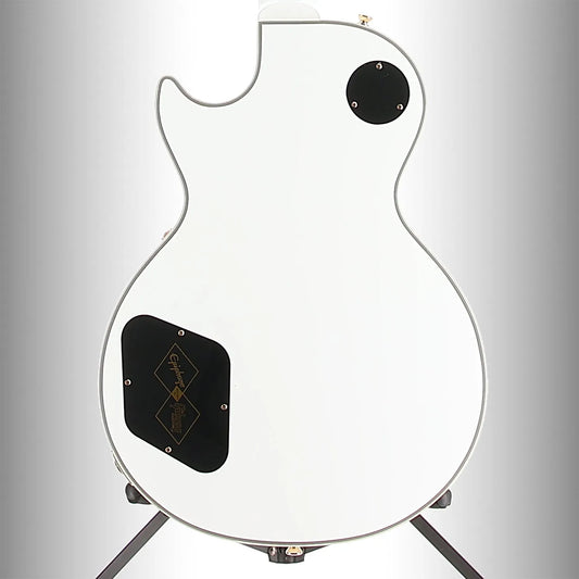 Les Paul Custom Inspired by Gibson Alpine White with Seymour Duncan Vintage P90 Bridge Pickup Mod (SR) (99053)