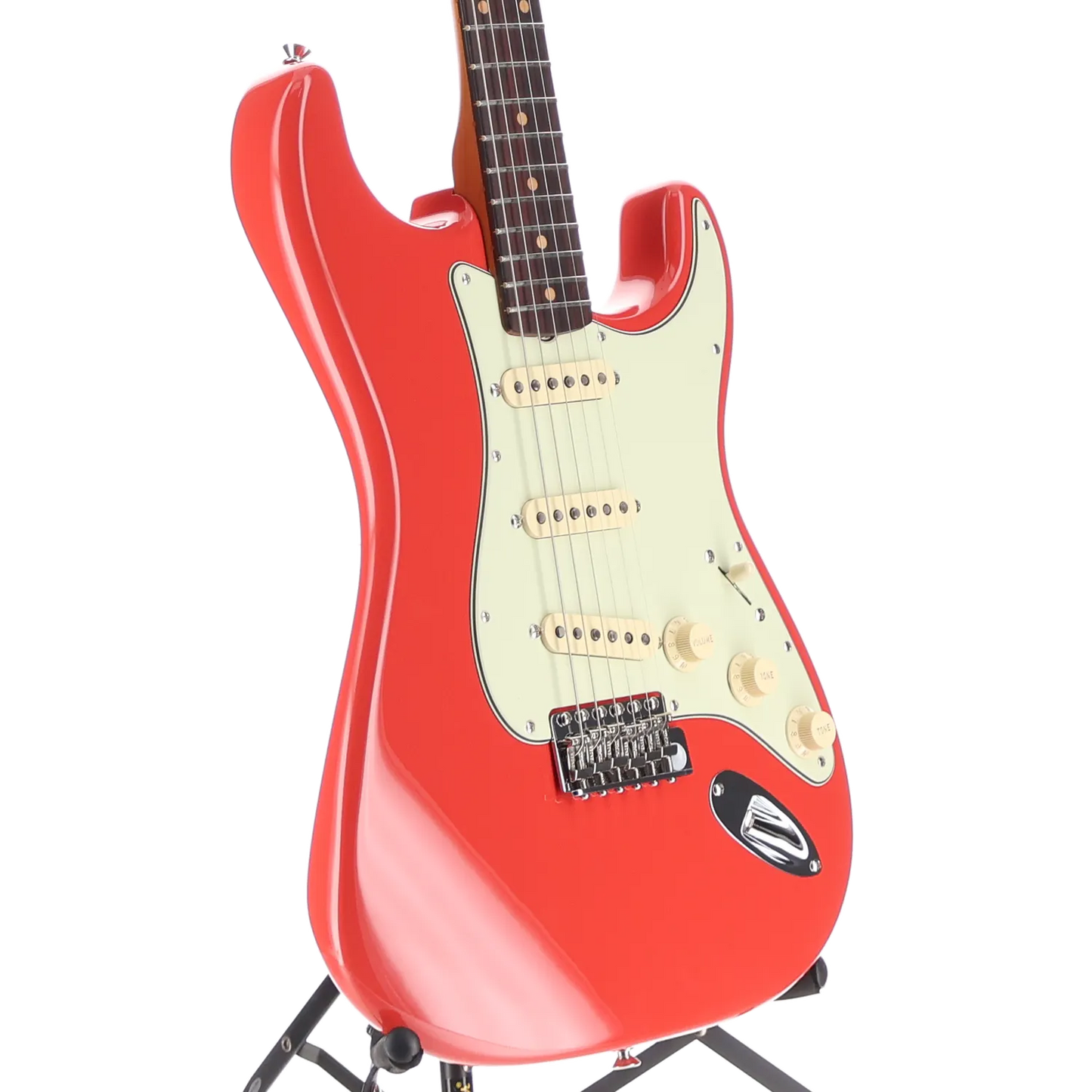 Limited Edition American Vintage II 1961 Stratocaster, 3A Flame Maple Neck - Fiesta Red (BB11) (60591)