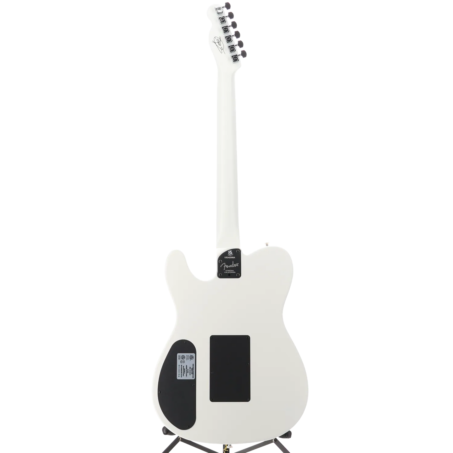 Limited Edition FINNEAS American Acoustasonic Telecaster, Ebony Fingerboard, Satin Arctic White (2588A)