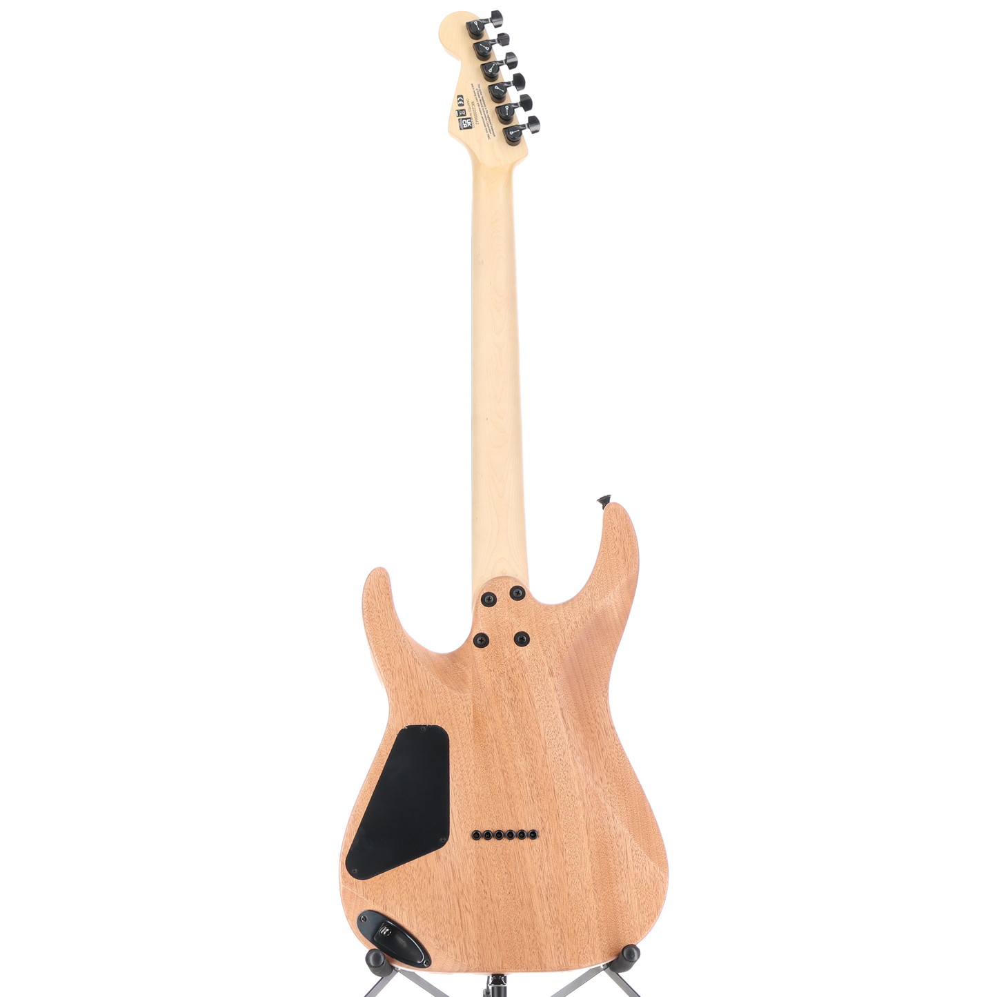 Charvel Pro-Mod DK24 HH Hard Tail Mahogany Natural Poplar Burl (L5) (05642)