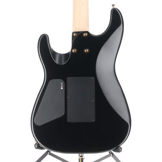 MJ San Dimas Style 1 HSS FR E, Ebony Fingerboard, Satin Black (BB5) (00645)