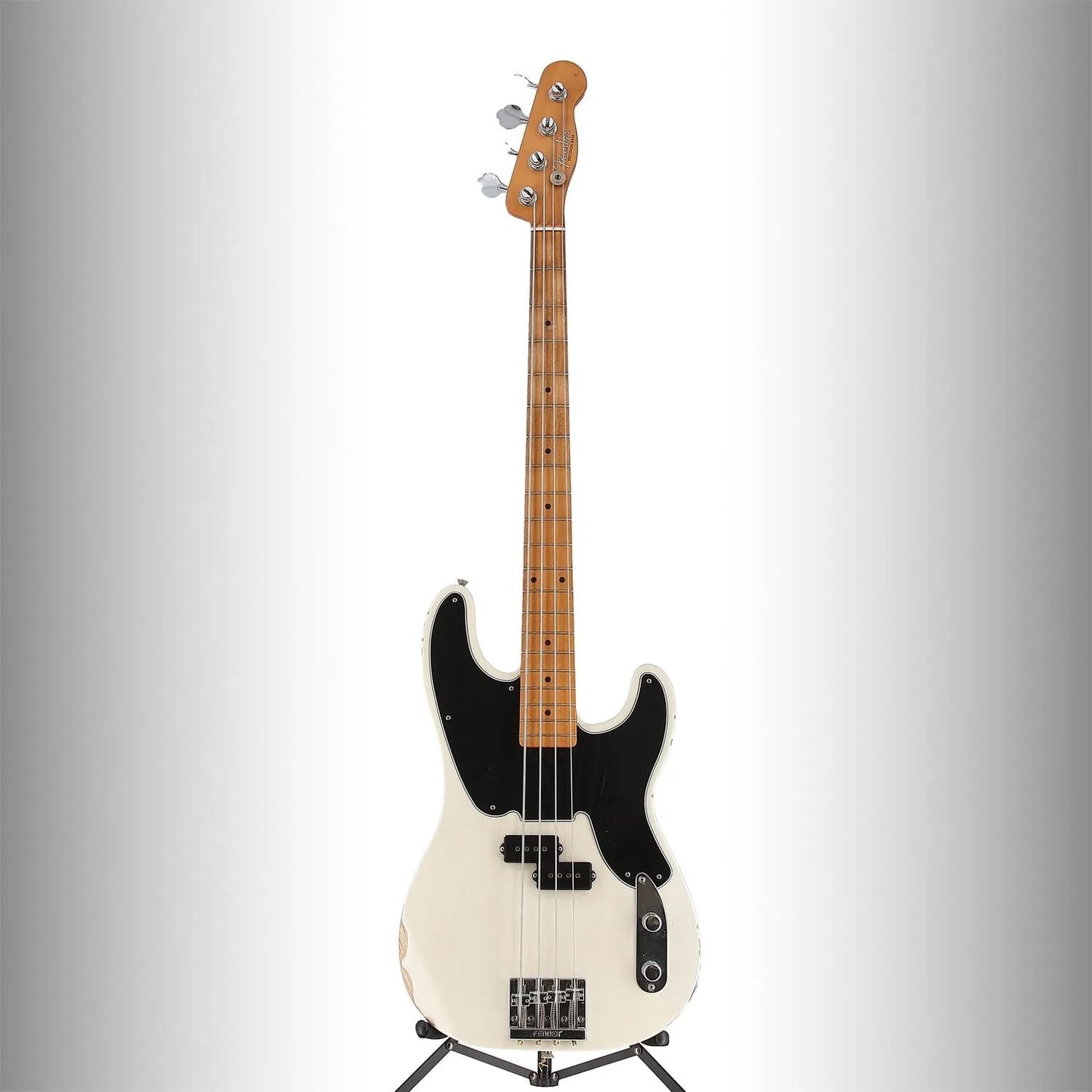 Mike Dirnt Road Worn Precision Bass, Maple Fingerboard, White Blonde (W13) (57144)