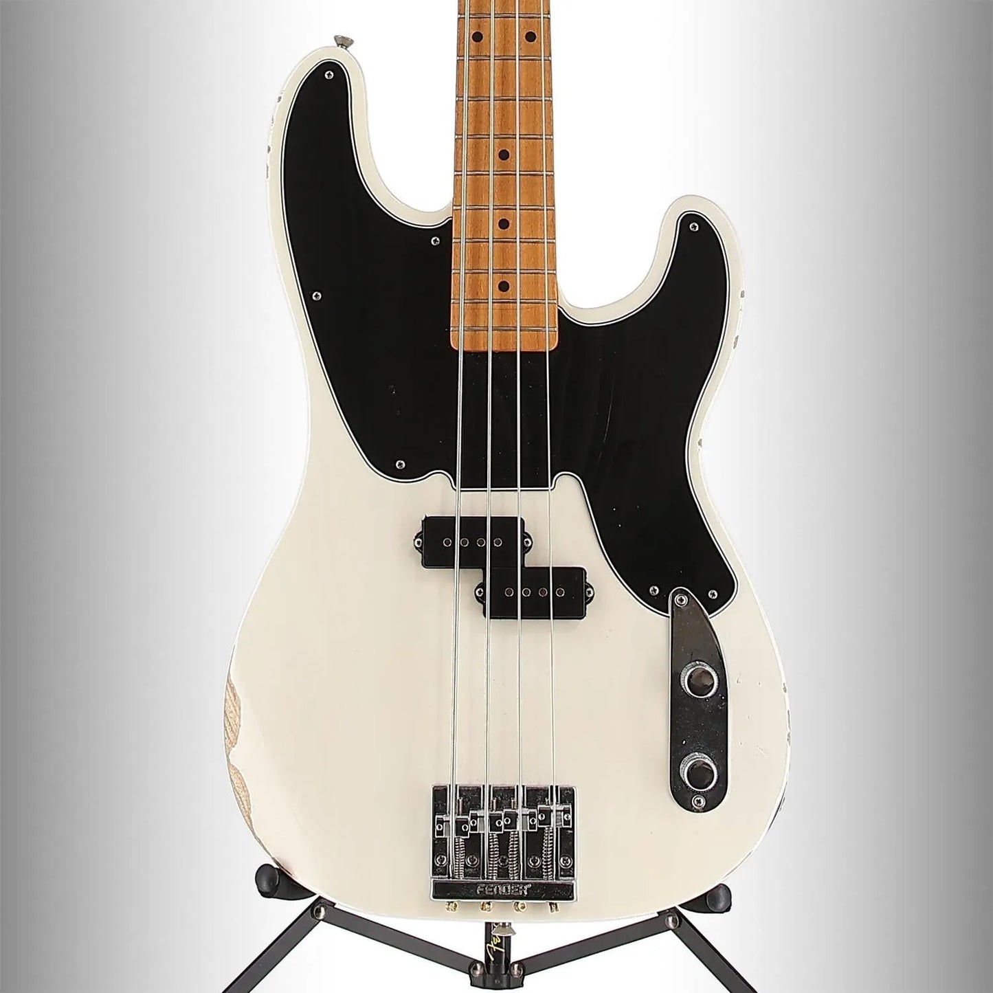 Mike Dirnt Road Worn Precision Bass, Maple Fingerboard, White Blonde (W13) (57144)