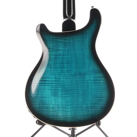 PRS SE Hollowbody II Piezo Electric Guitar - Peacock Blue Burst (P) (13064)