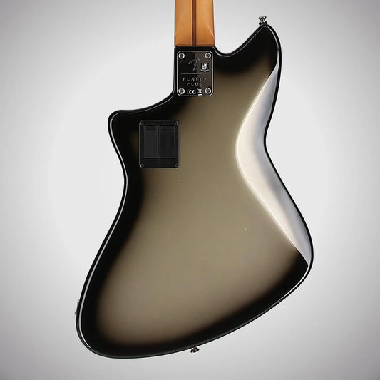 Player Plus Active Meteora Bass, Maple Fingerboard, Silverburst (86782)