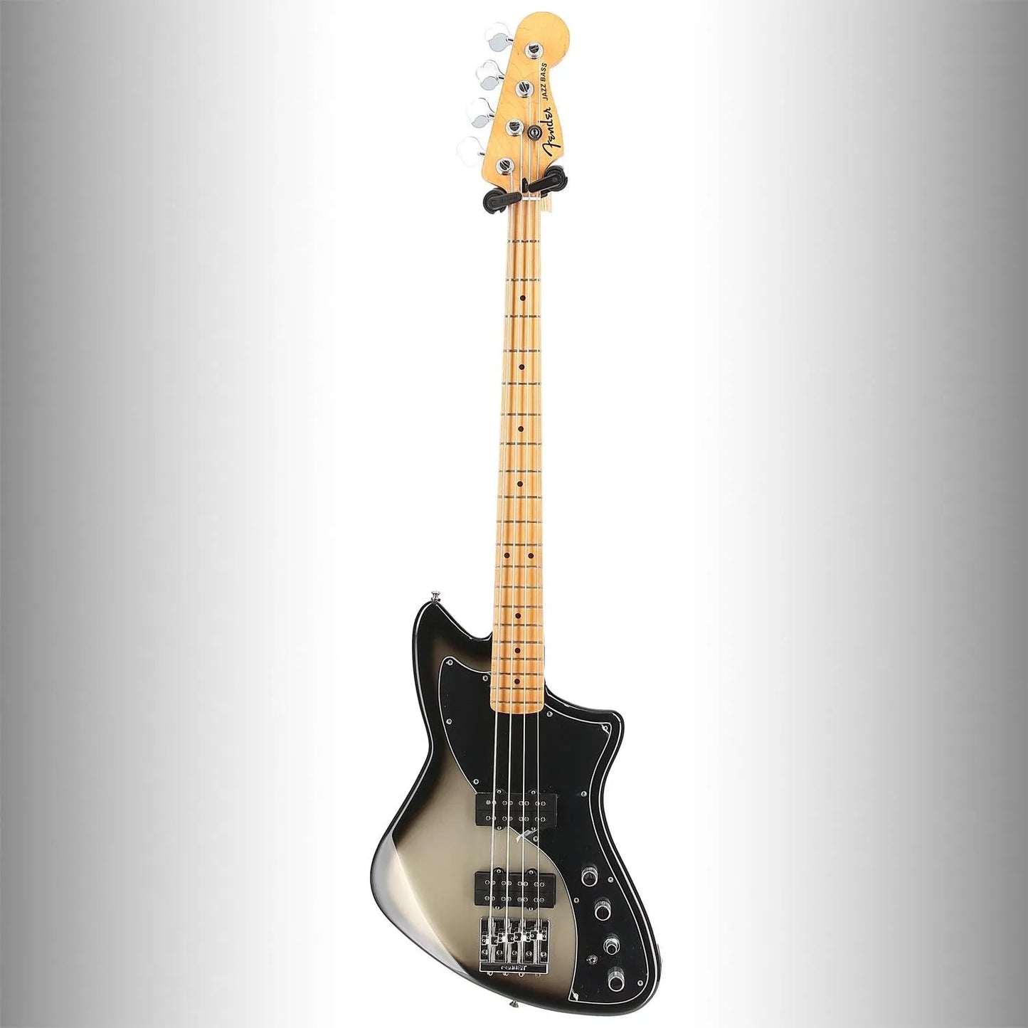 Player Plus Active Meteora Bass, Maple Fingerboard, Silverburst (J1) (50694)