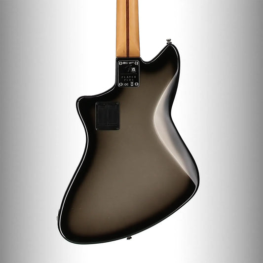 Player Plus Active Meteora Bass, Maple Fingerboard, Silverburst (OA1) (22737)
