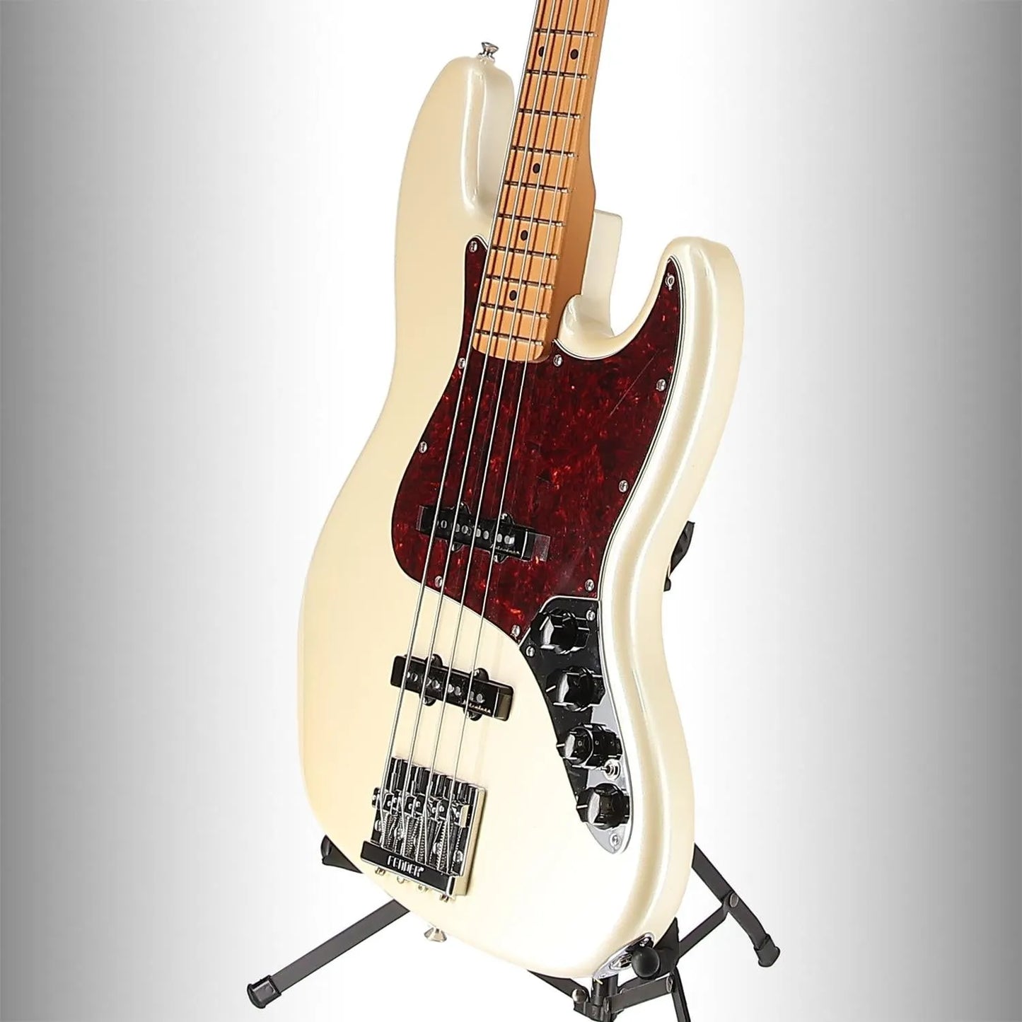 Player Plus Jazz Bass, Maple Fingerboard, Olympic Pearl (T3) (63037)