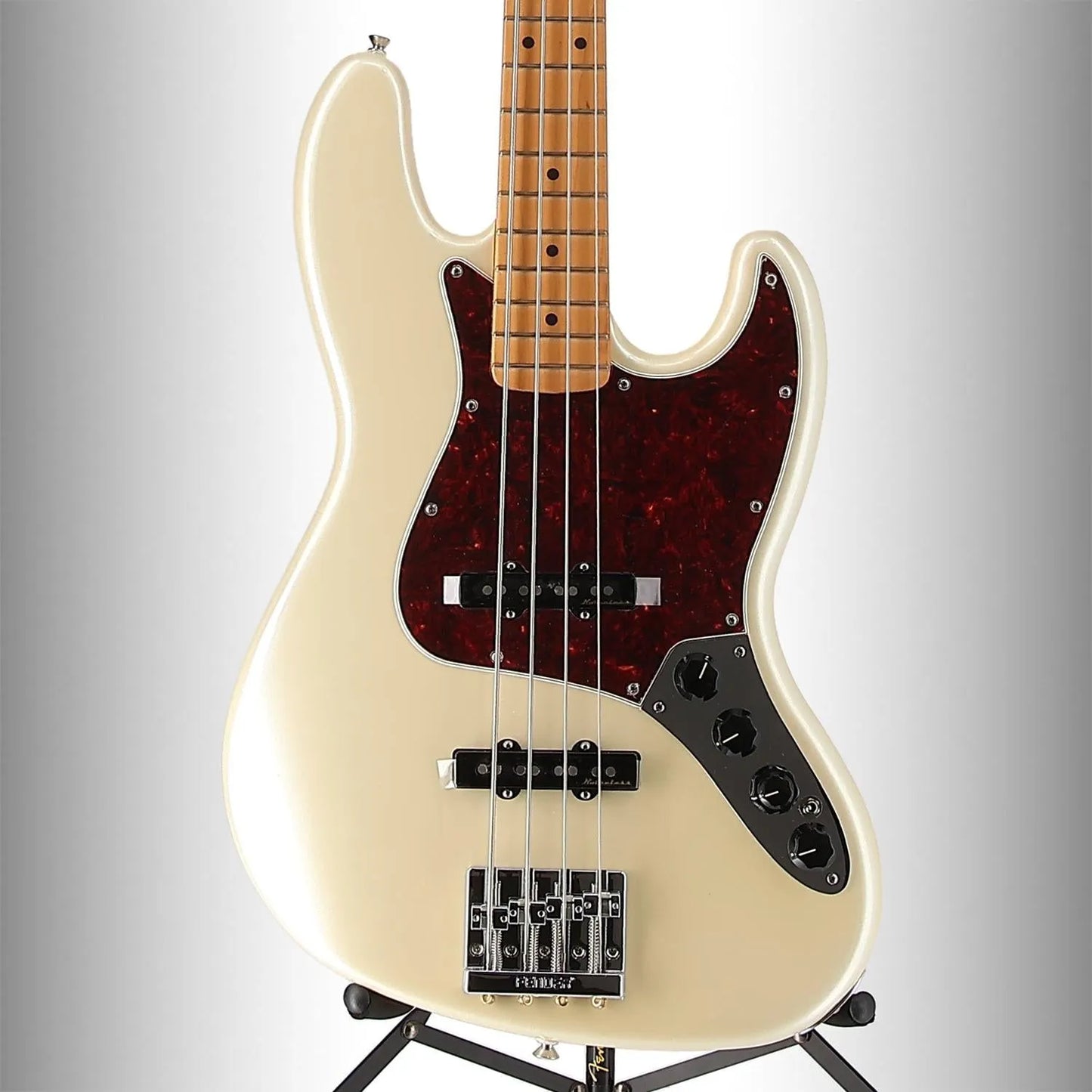 Player Plus Jazz Bass, Maple Fingerboard, Olympic Pearl (T3) (63037)