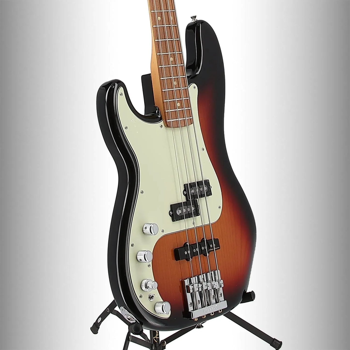 Player Plus Precision Bass, Left-Hand, Pau Ferro Fingerboard, 3-Color Sunburst (C11) (81342)