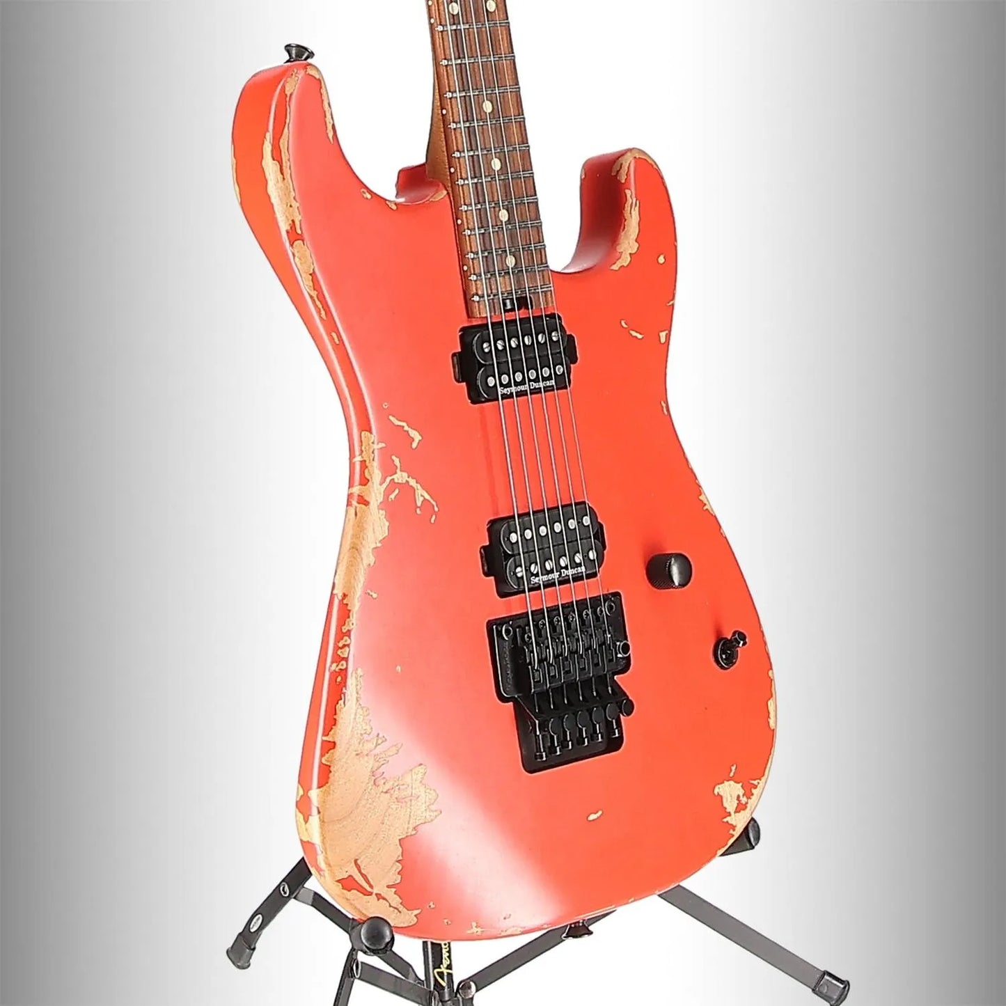 Pro-Mod Relic San Dimas Style 1 HH FR PF, Pau Ferro Fingerboard, Weathered Orange (E7) (42455)