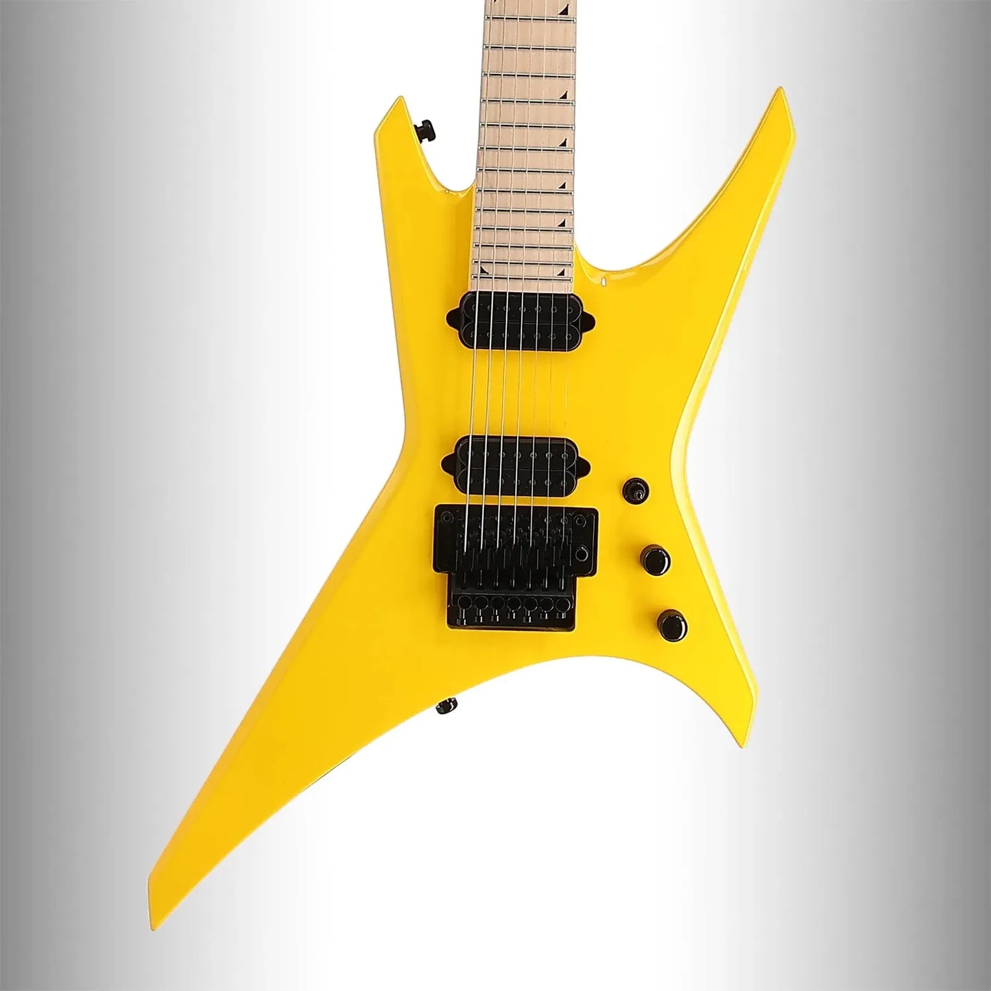 Pro Series Signature Dave Davidson Warrior WR7, Ebony Fingerboard, Ferrari Yellow (B11) (02107)