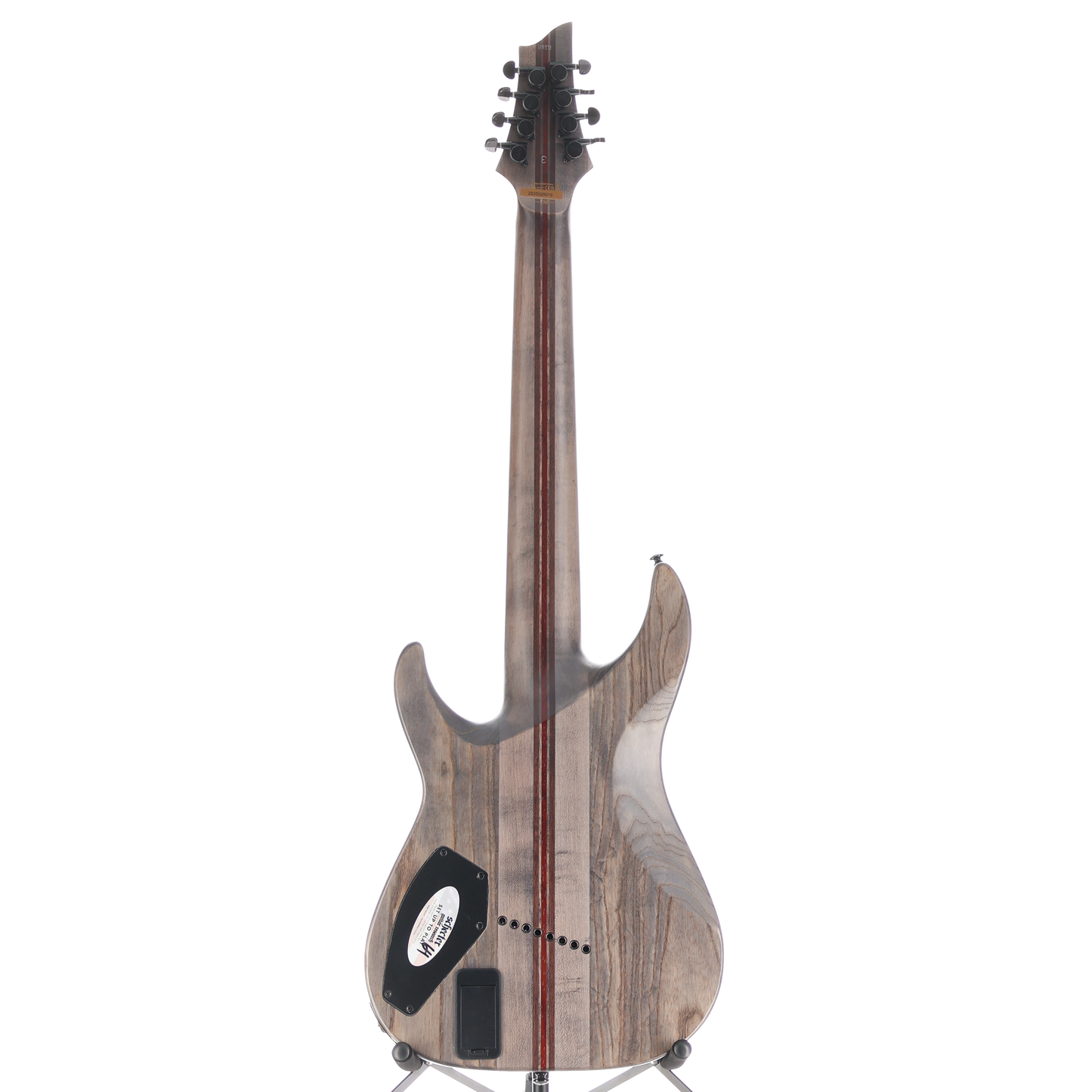 Schecter C-8 MS SLS Elite Evil Twin - Apple Red and Black Custom Paint (P12) (29019)