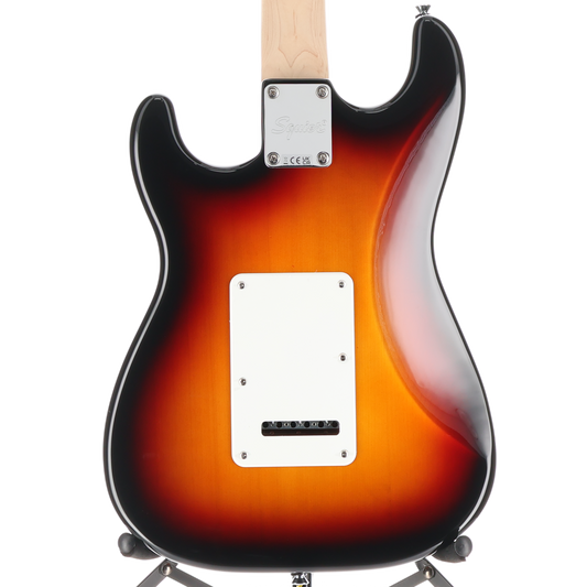 Squier Affinity Series Stratocaster Junior HSS, Laurel Fingerboard, White Pickguard, 3-Color Sunburst (RP) (80500)