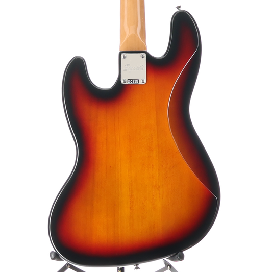 Squier Classic Vibe '60s Jazz Bass Fretless, Laurel Fingerboard, 3-Color Sunburst (U12) (14238)