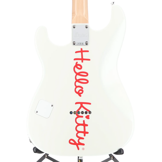 Squier Fender x Hello Kitty White Stratocaster (E9) (02242)