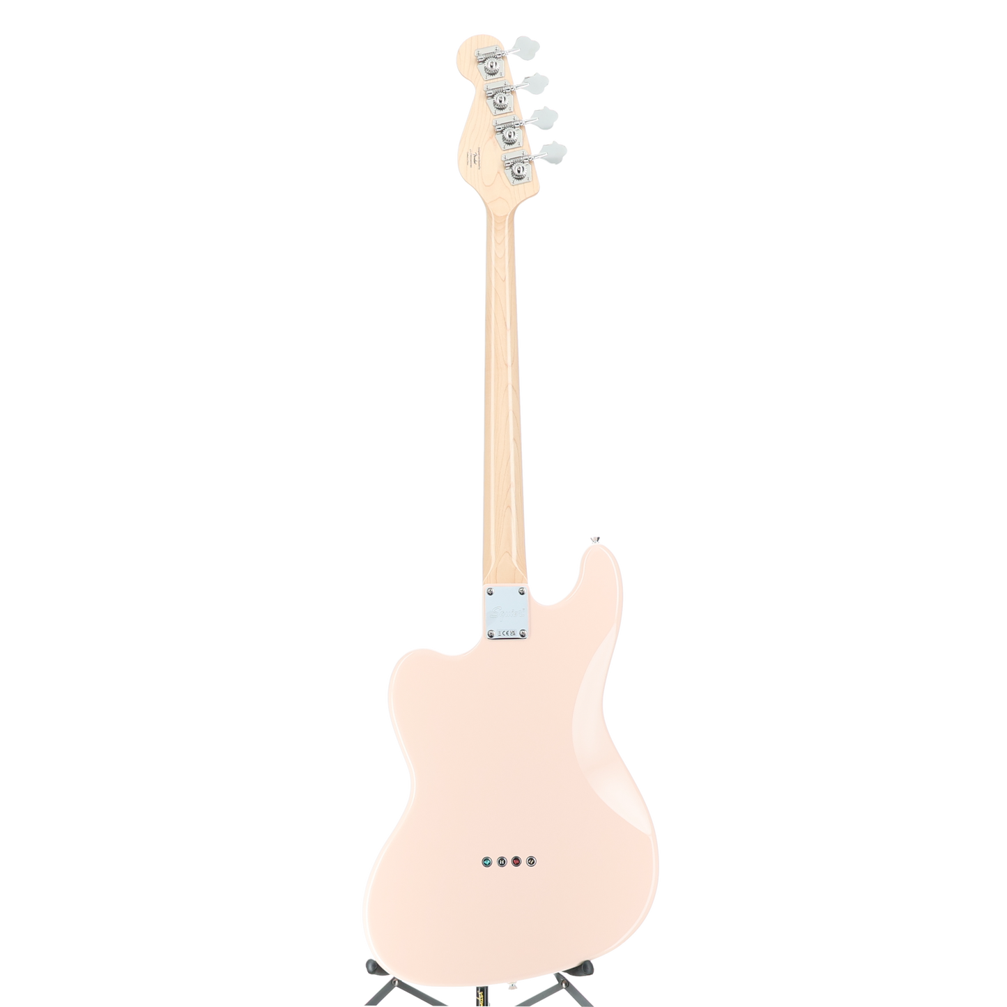 Squier Paranormal Rascal Bass HH, Laurel Fingerboard, Tortoiseshell Pickguard, Shell Pink (RP) (07556)