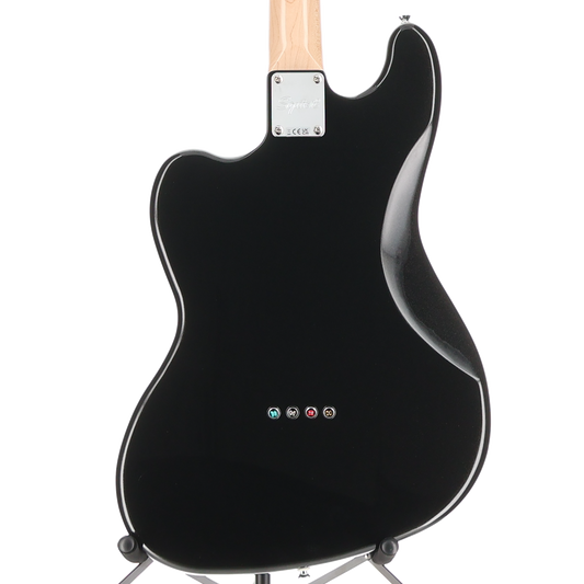 Squier Paranormal Rascal Bass HH Laurel Fingerboard White Pearloid Pickguard Metallic Black (L4) (07480)
