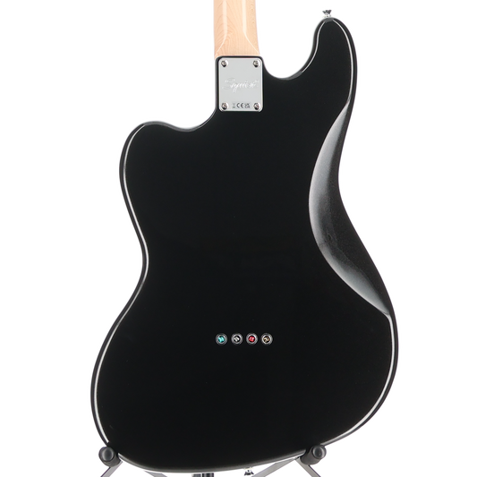 Squier Paranormal Rascal Bass HH, Laurel Fingerboard, White Pearloid Pickguard, Metallic Black (S11) (07466)